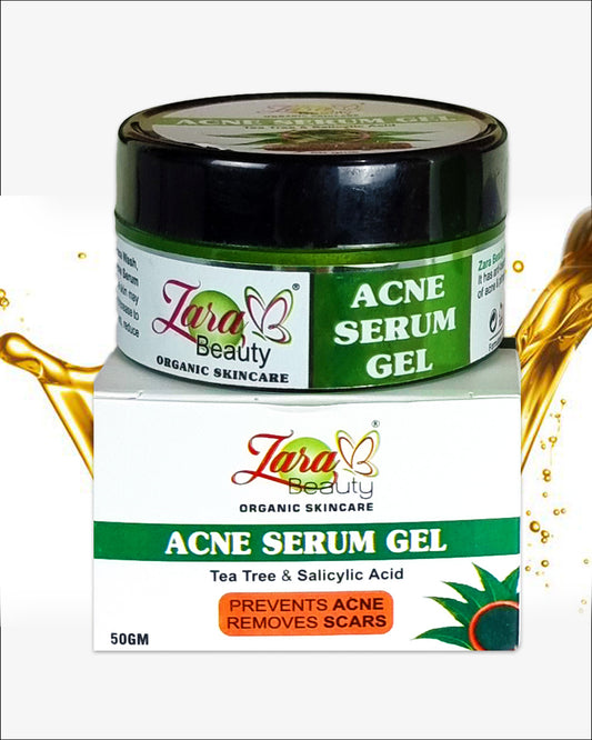 Acne Serum Gel Fast Cure Pimples by Zara Beauty Organic Skincare